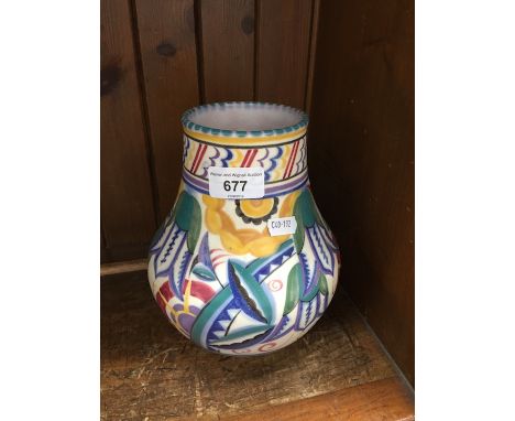 Poole pottery bulbous vase 