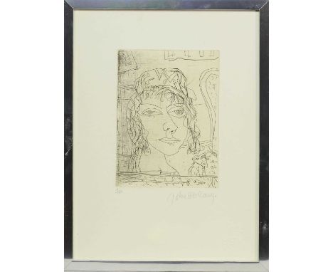 * JOHN BELLANY CBE RA HRSA (SCOTTISH 1942 - 2013), UNTITLED etching on paper, signed and numbered 8/100, with Edinburgh Print