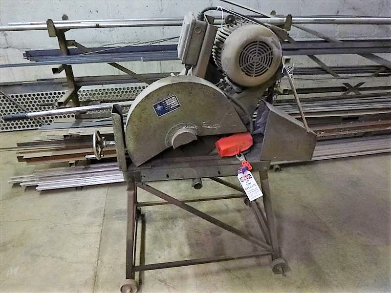 Jet cutoff saw, mod. COM20, ser. no. 1610, 20 in., 7.5 hp (metal/wood shops)