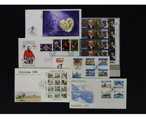 A large quantity of Guernsey first day cover presentation packs etc
