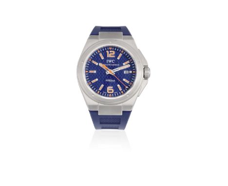 IWC. A Limited Edition stainless steel automatic calendar wristwatchModel: Ingenieur Mission Earth PlastikiReference: 3236, N