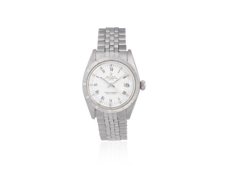 Rolex. A stainless steel automatic calendar bracelet watchModel: Oyster Perpetual DateReference: 1501Date: Circa 1974Movement