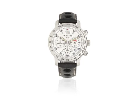 Chopard. A Limited Edition stainless steel automatic calendar chronograph drivers wristwatchModel: Mille MigliaReference: 893