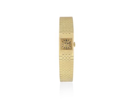 International Watch Company. A lady's 18K gold manual wind bracelet watchDate: Circa 1963Movement: Jewelled Cal.431 manual wi