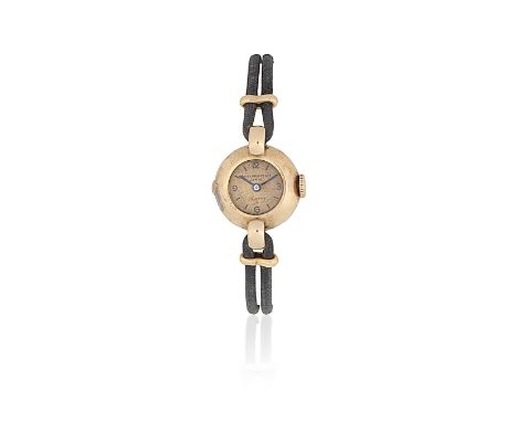 Patek Philippe. A lady's 18K rose gold manual wind cocktail wristwatch retailed by AspreyDate: Circa 1945Movement: 18-jewel m