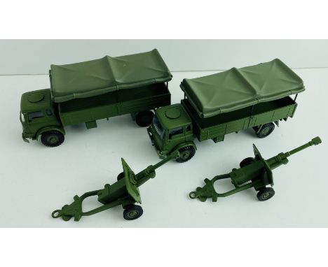 2x Corgi Army Bedford MK with Gun Trailers  Unboxed - P&amp;P Group 1 (£14+VAT for the first lot and £1+VAT for subsequent lo