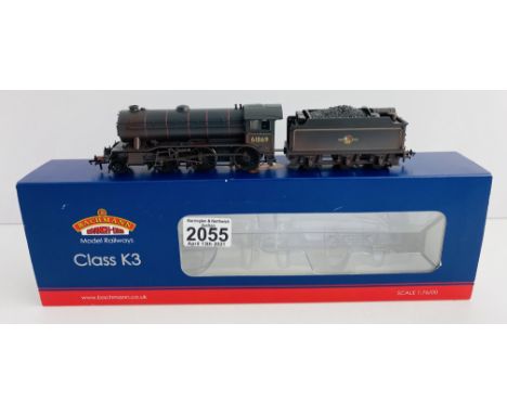 Bachmann K3 BR Weathered  Loco with Detail Pack, Instructions, Boxed - P&amp;P Group 1 (£14+VAT for the first lot and £1+VAT 