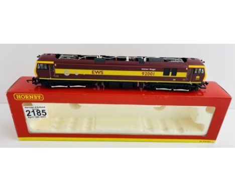 Hornby EWS Victor Hugo Loco with NO Detail Pack, Instructions, Boxed (DAMAGED PANTOGRAPH) - P&amp;P Group 1 (£14+VAT for the 