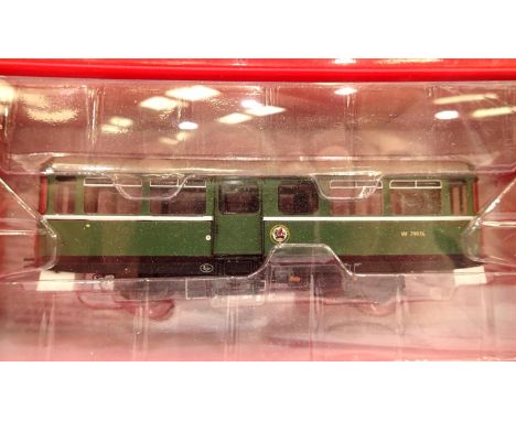 Heljan 88011 AC cars, W79976 BR light green with speed whiskers, very near mint condition, boxed. P&amp;P Group 1 (£14+VAT fo