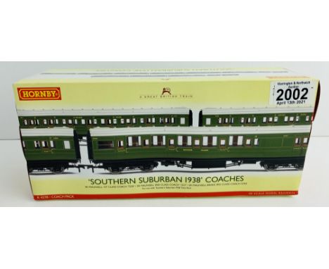 Hornby Southern Suburban Coaches 1938 Boxed - P&amp;P Group 1 (£14+VAT for the first lot and £1+VAT for subsequent lots) 