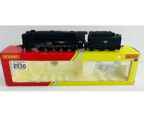 Hornby BR 9F Loco with Instructions, Boxed - P&amp;P Group 1 (£14+VAT for the first lot and £1+VAT for subsequent lots) 