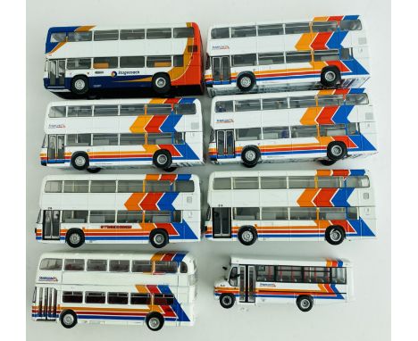 8x EFE / Corgi 1:76 Stagecoach Livery Buses Unboxed - P&amp;P Group 1 (£14+VAT for the first lot and £1+VAT for subsequent lo