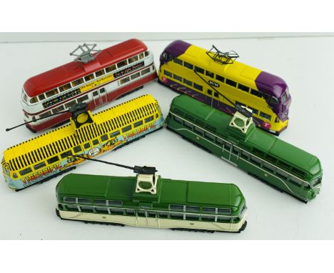 5X Corgi 1:76 Blackpool Baloon Trams Unboxed - P&amp;P Group 1 (£14+VAT for the first lot and £1+VAT for subsequent lots) 