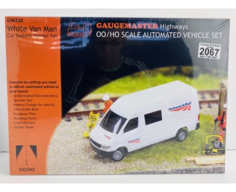 Gaugemaster GM330 (Faller Road System) White Van Man Boxed - BRAND NEW &amp; STILL SEALED !!!! P&amp;P Group 2 (£18+VAT for t