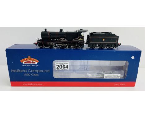 Bachmann Midland Compound Loco with Detail Pack, Instructions, Boxed (Lacking internal plastic sleeve) - P&amp;P Group 1 (£14
