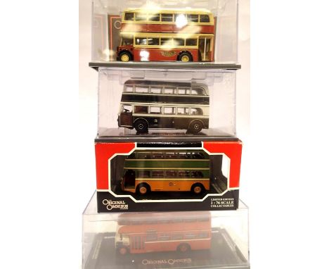 Four Corgi OOC buses, Yorkshire related, Halifax, Bradford, Huddersfield and Yelloway, very good-excellent condition, boxed. 