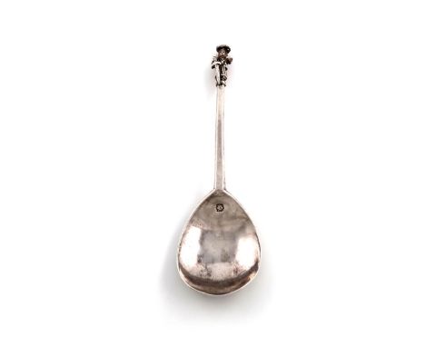 Please note: the finial is St Paul, not St John as previously catalogued.A James I silver Apostle spoon,probably by John Roun
