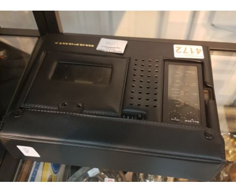 Leather cased Marantz cassette record player