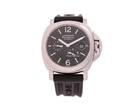 Panerai Luminor Base Reference: OP 6556Serial: BB 1055144, E0203/2000Bezel: SmoothYear: circa 2004Case Material: Stainless St