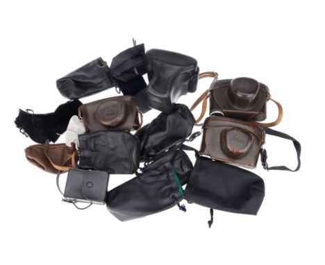 A Selection of Camera Cases &amp; Lens Pouches, from makers including Leica,