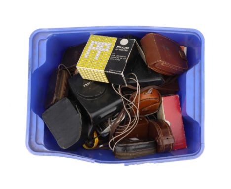 A Selection of Photographic Light Meters, from a range of manufacturers, untested,