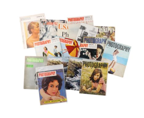 A Mixed Selection of Photography Magazines, to include w issues of U.S. Camera, &amp; 13 issues of Photography magazine,