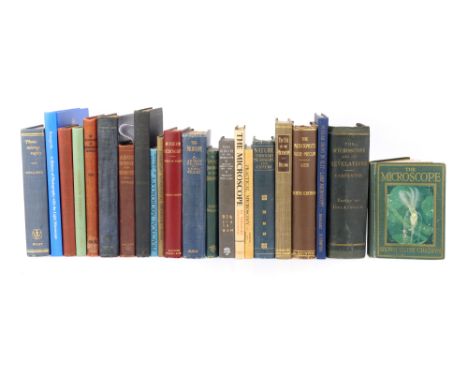 A Collection of Approximately 22 Period Microscope Books, including: The Microscope &amp; Its Revalations, William B. Carpent