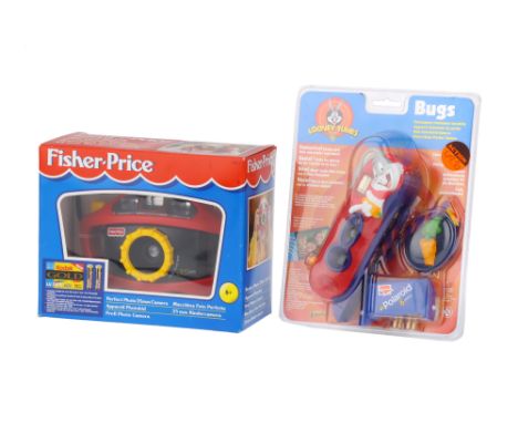Two Novelty Cameras, to include a Fischer Price camera, boxed, together with a Bugs Bunny Polaroid Camera, both untested,