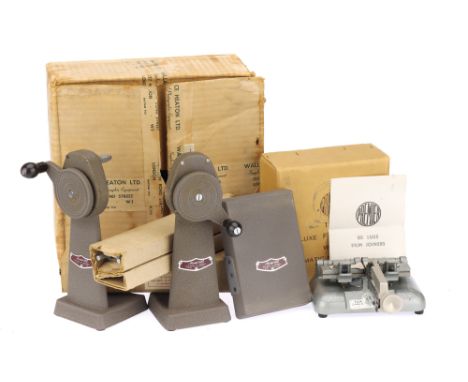 A Set of 16mm Film Editing Tools, to include a reel-to-reel winder &amp; a 16mm joining tool,