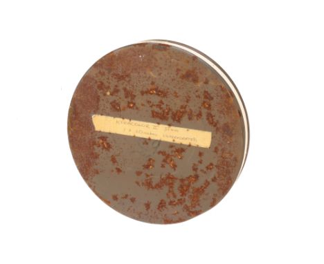 A Part-Can of Kodak Kodacolor II 35mm Camera Film, tin is marked 'Kodacolor II 35mm 1 x 60 meters unperforated' - contents ma