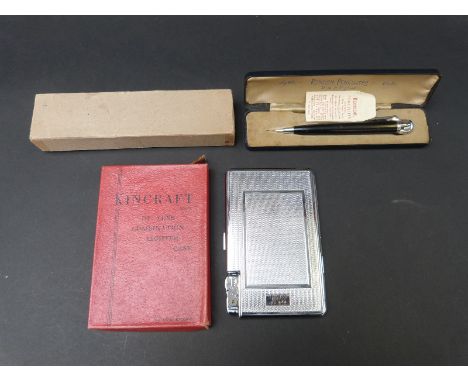 A cased Ronson lighter pen and a kincraft lighter case in box