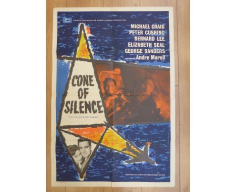 Three vintage film posters to include 'Crash Landing' starring Gary Merrill & Nancy Davis c1958; 'Emergency Landing' starring