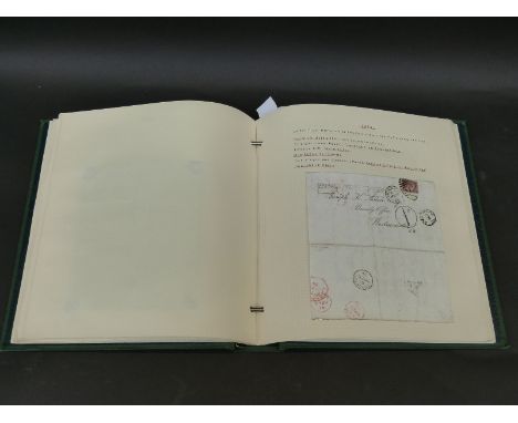 A mixed selection of covers relating to postal history including 1d black and 1841 2d blue on cover, Ireland, Scotland, ship 