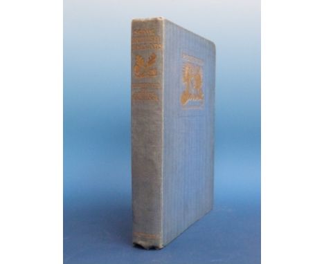 Arthur Rackham, Some British Ballads (London, Constable, 1919) 16 colour plates, 24 drawings, light blue cloth.  First editio
