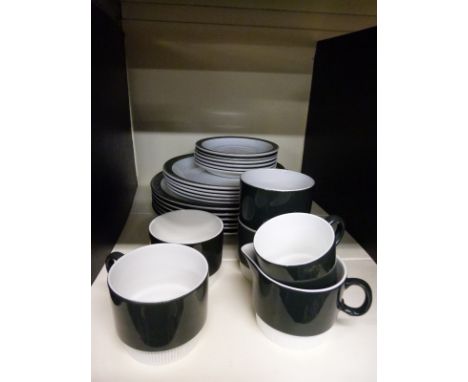 A quantity of retro Poole dinner and teaware