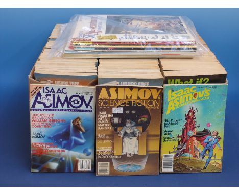 Isaac Asimov Science Fiction magazines 1st edition Spring 1977-January 1986 with only June 1979 missing together with all fou