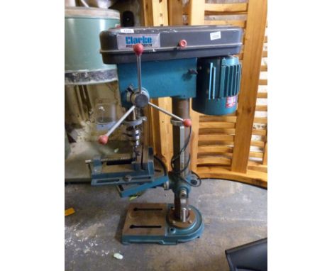 A large Clarke pillar drill 