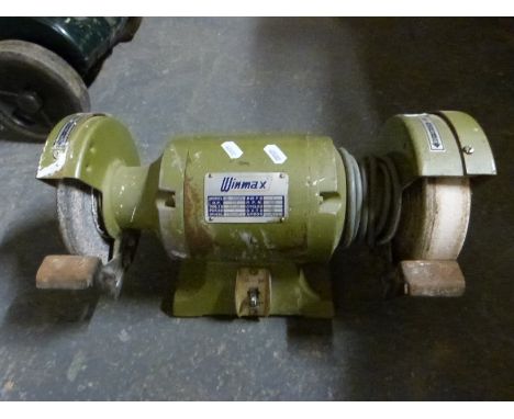 A Winmax bench grinder