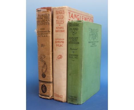 Edmund Dulac illustrated Robert Louis Stevenson, Treasure Island; Nathaniel Hawthorne, Tanglewood Tales & Stories from the Ar