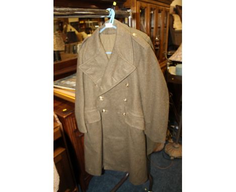 TWO BRITISH ARMY 1949 PATTERN GREATCOATS