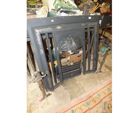 A CAST FIRE PLACE + SURROUND