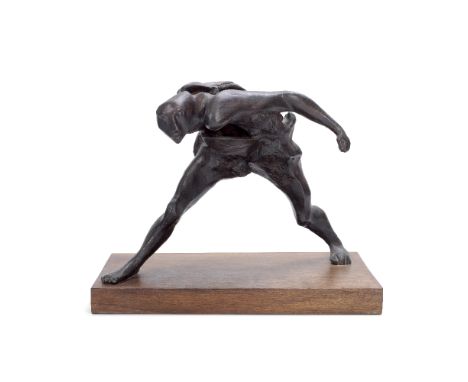Michael Ayrton (British, 1921-1975)Invador signed with initials 'MA' and numbered '0/12' (to foot)bronze with a dark brown pa