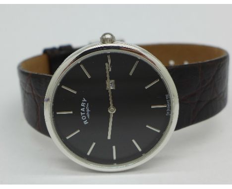 A gentleman's Rotary wristwatch, with box