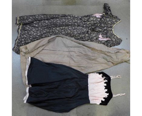 A collection of sixteen items of lady's vintage clothing