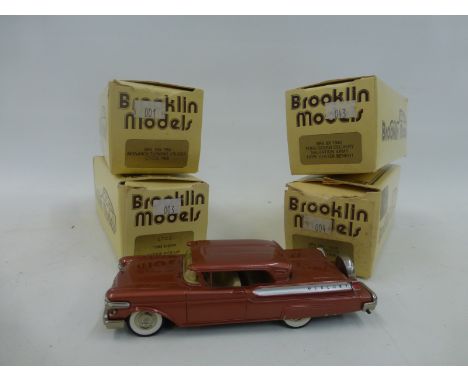 Four boxed Brooklin Models - a 1984 Show Dodge Pick-up, a 1958 Monarch Turnpike Cruiser C.T.C.S. 1988, a 1935 Dodge Pick-up C