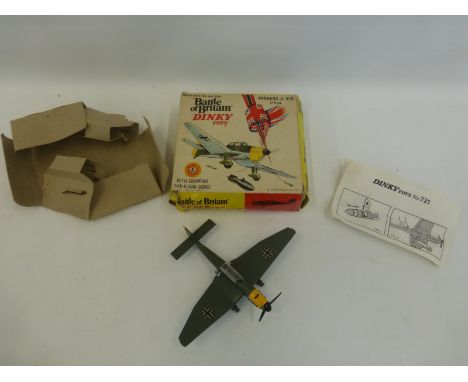 DINKY TOYS - a "Battle of Britain" Junkers Ju 87B Stuka, no. 721 Spitfire Productions Ltd, 1969, in excellent condition with 