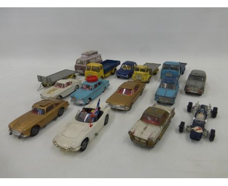 A small selection of Corgi Toys including three James Bond models.