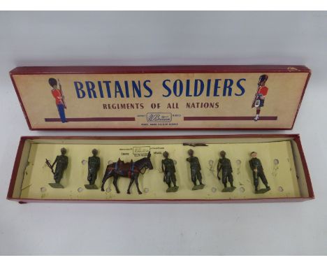 A Britains Soldiers Regiments of All Nations  Indian Army Service Corps No. 1893 in original box.