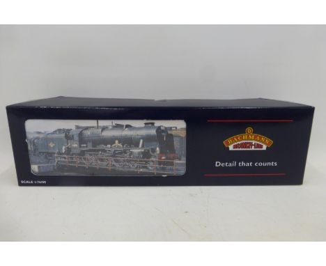 A Bachmann 00 gauge 31-226 Rebuilt Scott 6133 "Green Howards" L.M.S. lined black 4-6-0 locomotive and tender, boxed and in mi
