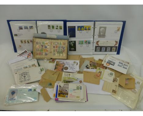 An assortment of first day issues and stamps mostly German relating to Adolph Hitler.
